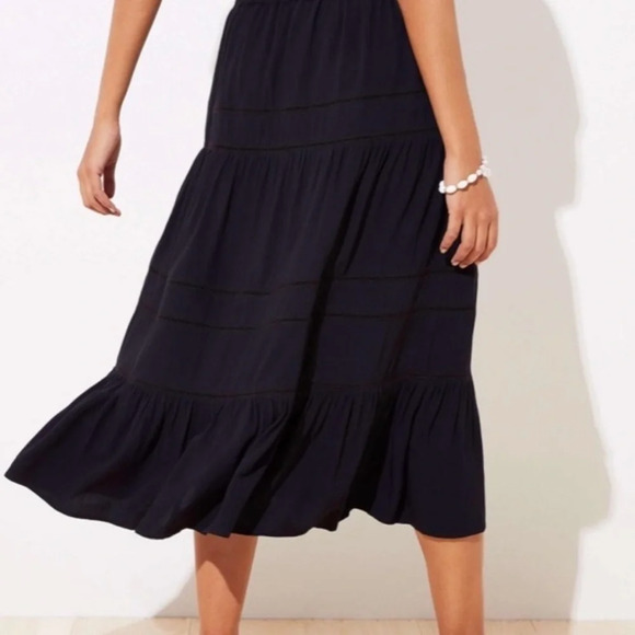 NWT LOFT Lacy Tassel Drawstring Skirt - Picture 2 of 4